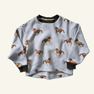 Oversize Sweater Pferde 110